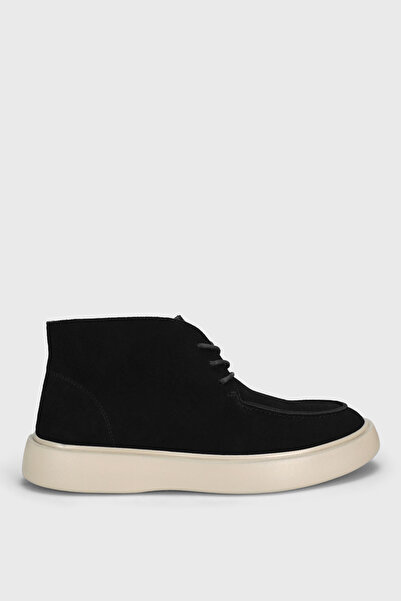 Lufian Derek Men's Suede Boots Black