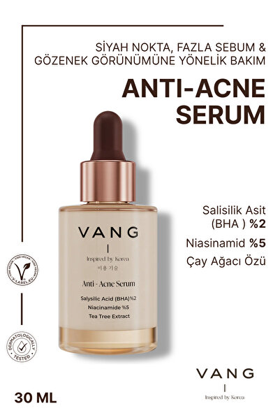 VANG Niacinamide & Salicylic Acid Serum, for Skin Prone to Acne, Anti-Blackhe...
