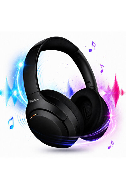 TerraShop Ακουστικά Over-Ear Trevix™, Wireless, Bluetooth 5.4, 4 Μικρόφωνα, Α...