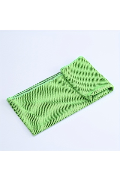Choice Green Summer Cooling Ice Silk Towel,Breathable and Soft,Suitable for A...