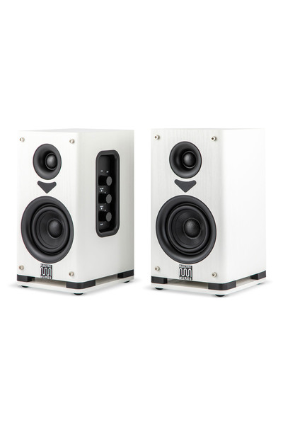 Electromures Boxe active de raft cu Bluetooth și conexiuni USB/OPTICĂ/RCA EM 1022 Alb