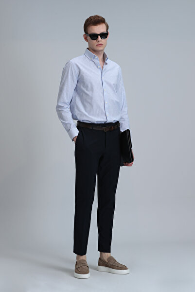 Lufian Hery Smart Erkek Chino Pantolon Slim Fit Lacivert