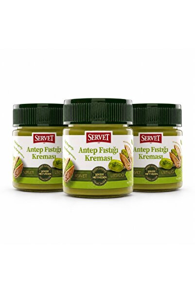 Servet Antep Fıstığı Kreması 200g 3'lü paket