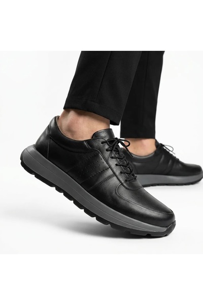 Kristal Genuine Leather Inside and Out Wide Fit Men's Stylish Sports Shoes