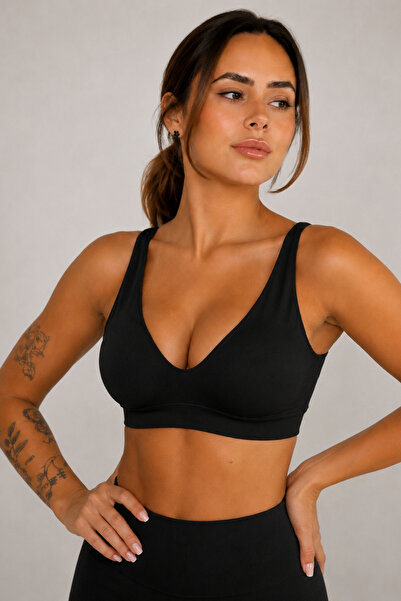 FOREVER MORE Women's Pure Model Seamless Bustier with Flexible Pads