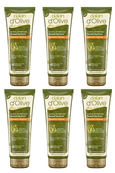 Dalan d'Olive Onarıcı Bakım Saç Kremi 400 ml 6 Adet