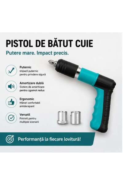 OEM Pistol manual pentru fixarea cuielor, Percuție, Fără Electricitate