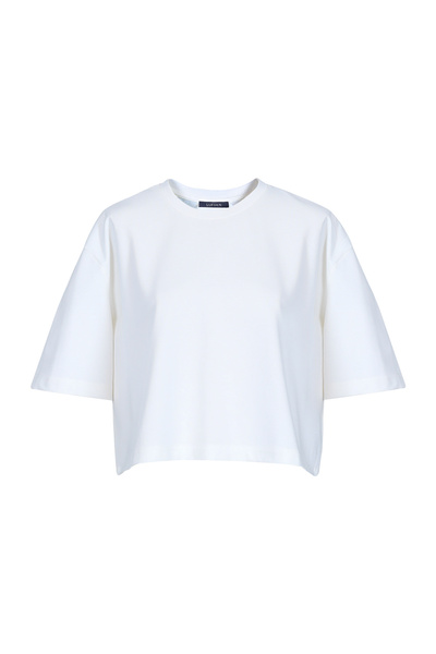 Lufian Lorenzo Γυναικείο T-Shirt Ecru