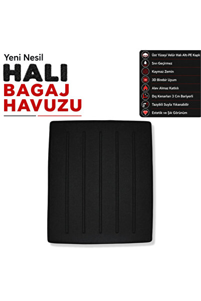 öz-iş BMW 5 G60 (X Drive) Halı Bagaj Havuzu (2024 ve Sonrası) - (Öz-İş)