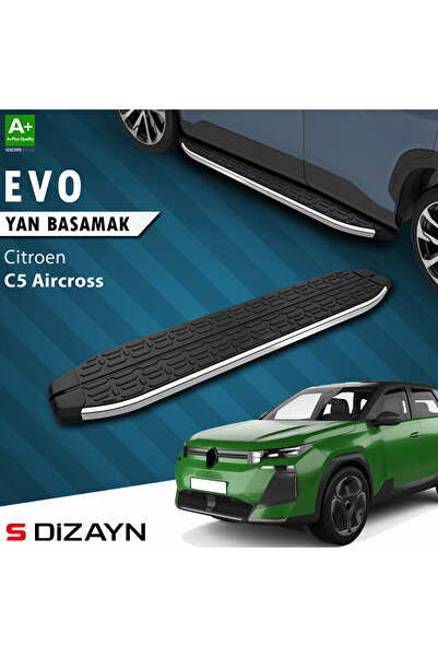 S Dizayn S-Dizayn Citroen C5 Aircross 2 Hybrid Benzinli Evo Krom Yan Basamak ...
