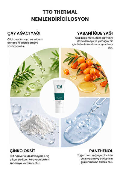 TTO Thermal Nemlendirici Yüz Losyonu - Hafif Dokulu Canlandırıcı 100 ml