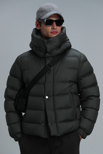 Lufian Marty Goose Feather Men's Coat Green