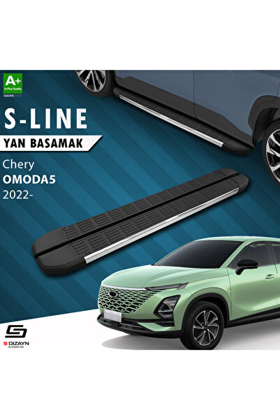 S Dizayn Chery Omoda5 S-Line Krom Yan Basamak 183 Cm 2022 Üzeri A+ Kalite CR-...