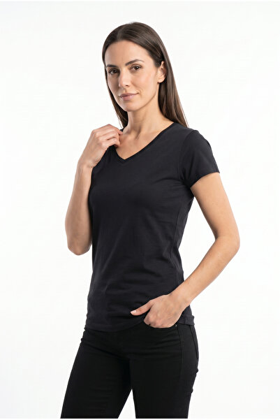 SEASOUL Women's Bamboo V-Neck T-Shirt