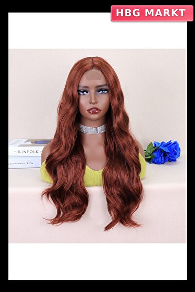 Generic Brand Dark Copper Tulle Wig