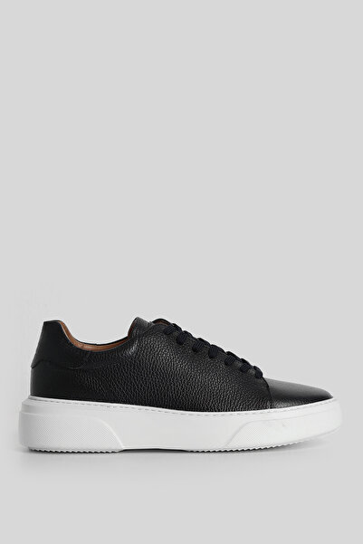 Lufian Pánské kožené tenisky Tommy Navy Blue