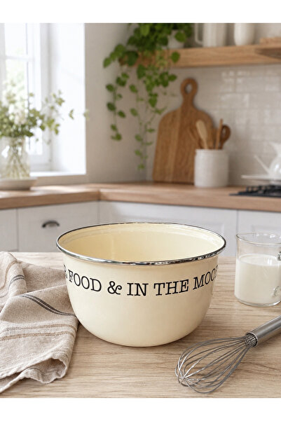 Onedekor Mood Series Enamel Fruit Bowl 22cm
