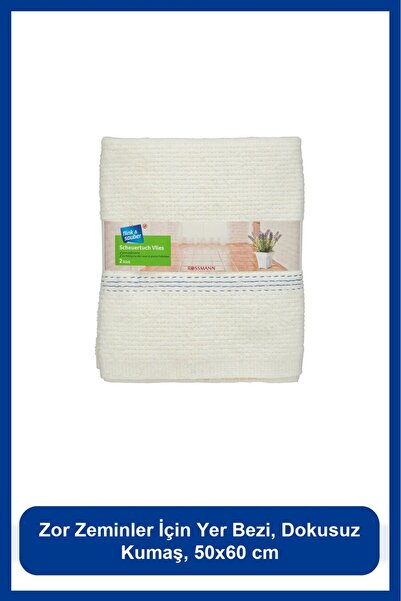 Flink Sauber Floor Cloth for Hard Floors, Non-Woven Fabric, 50X60 cm