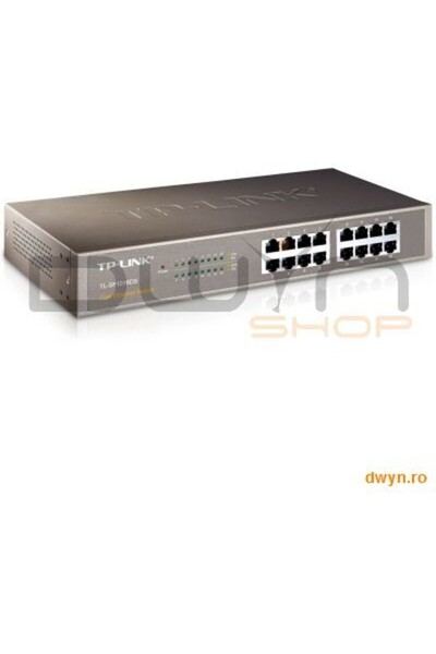 TP-LINK Switch 16 Port-uri 10/100, carcasa metalica 1U 13-inch