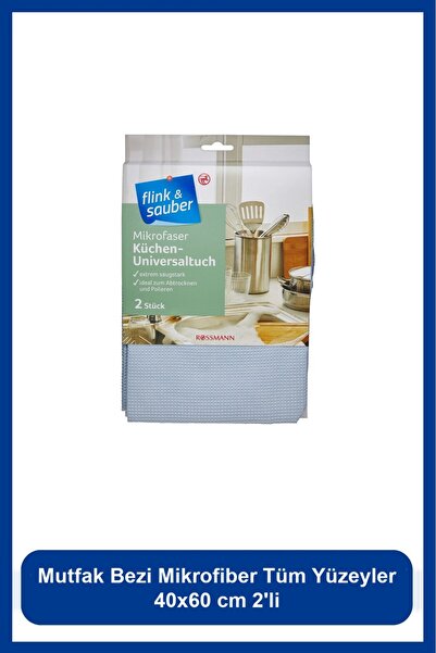 Flink Sauber Kitchen Cloth Microfiber All Surfaces 40x60 cm 2-pack