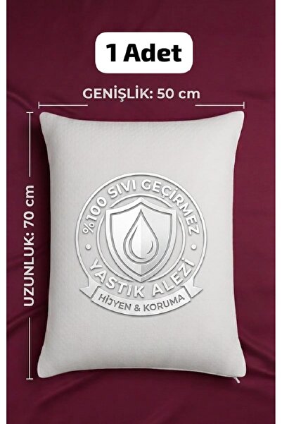 EVRİZON 1 Piece of Liquid-Proof Pillow Mattress Cover |   Waterproof Pillow P...