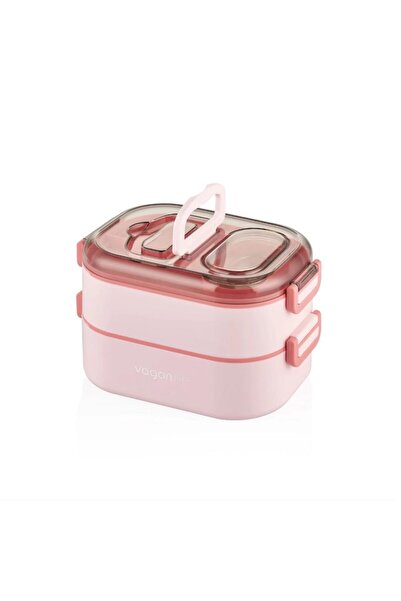 Vagonlife Vagon Lıfe Lunch Box 1000 ml Beslenme Kabı Pembe VGN 7081