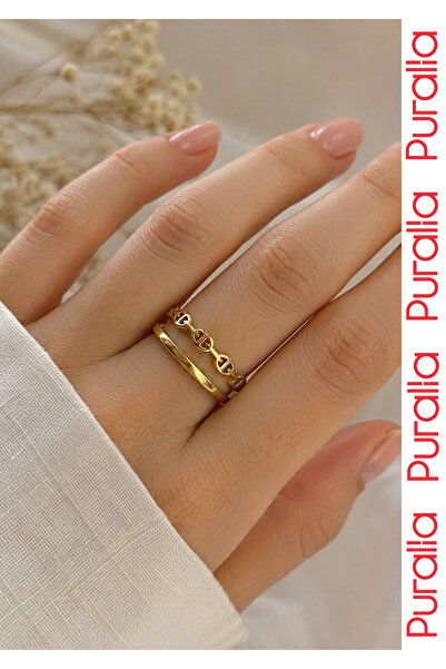 Puralia Chain Belt Adjustable Steel Ring