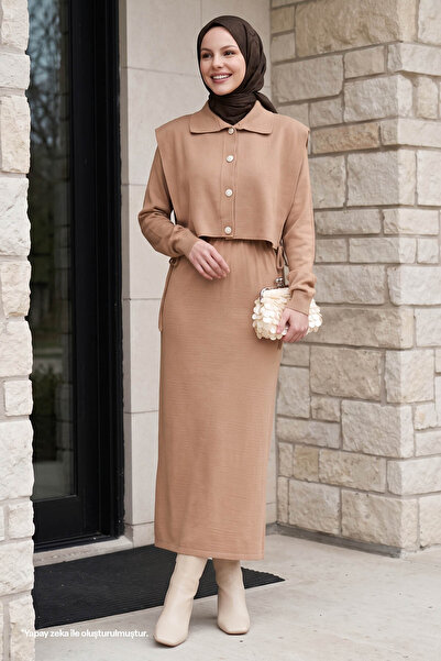 InStyle Σετ Camel με φόρεμα Bolero