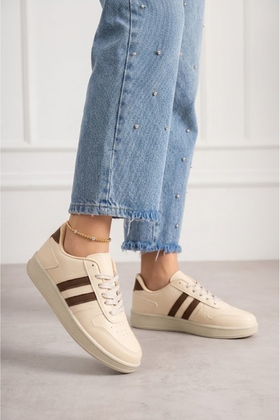 en7 Bej Unisex Sneaker JH176