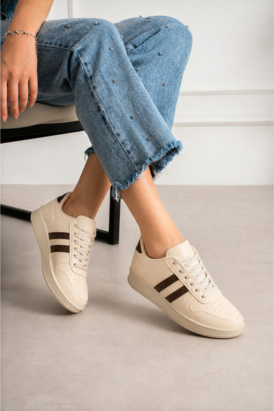 eformoda by emre yılmaz Bej Unisex Sneaker JH176