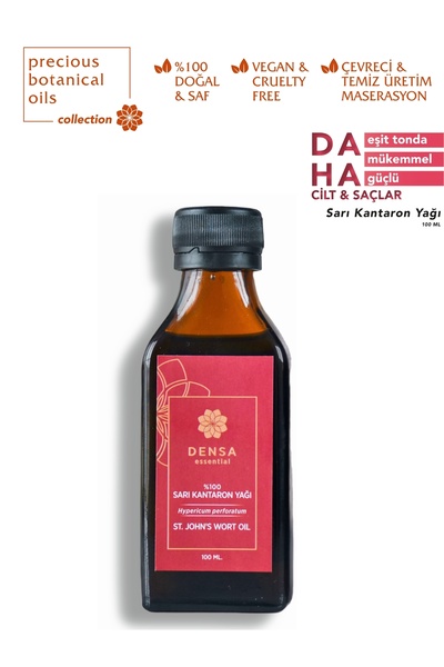 Densa Essential St. John's Wort Oil 100 ml - Additive-Free - Cold Pressed - 1...