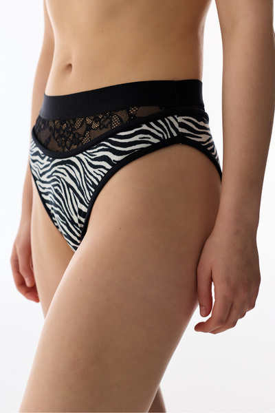 Penti Zebra Highleg Slip