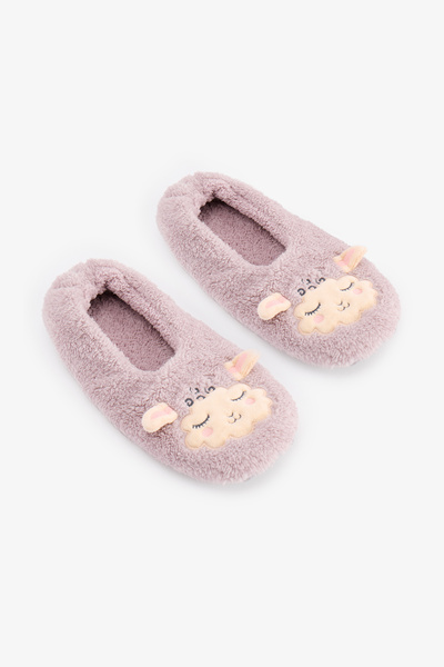 Penti Lila Sleepy Sheep Slogan Desenli Patik