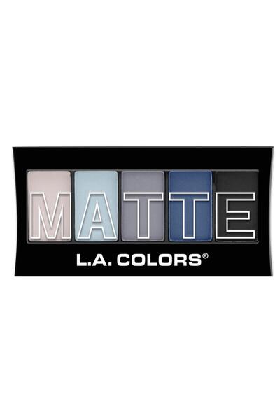 Genel Markalar La Colors Matte 5 Color Far Paleti-Blue Denım