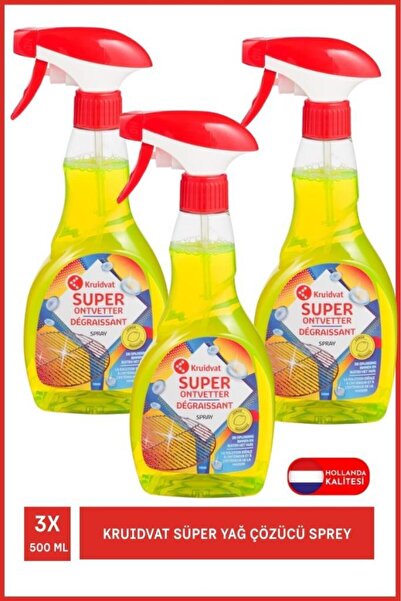 Kruidvat Süper Yağ Çözücü Sprey 500 Mlx3