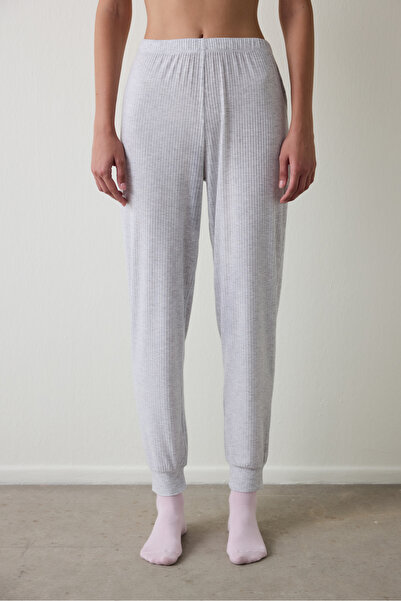 Penti Açık Gri Melanj Not Today Jogger Pijama Altı