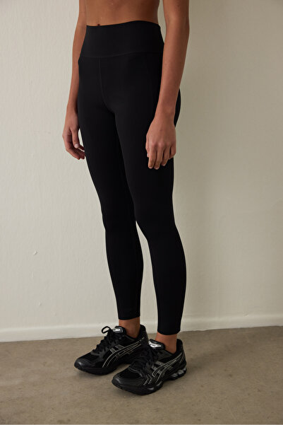 Penti Schwarze Hochsupport-Leggings mit Taschen und hoher Taille