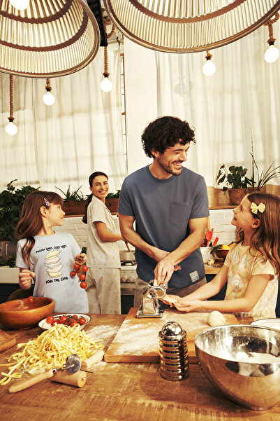 Penti Erkek Slate Silence Kısa Kollu Pijama Takımı