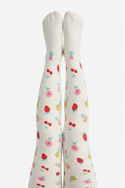Penti Kız Çocuk Pretty Fruit Floral Külotlu Çorap