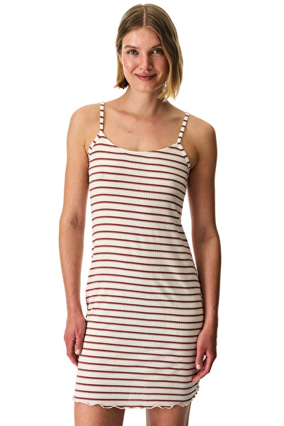 Penti Beige Sisterhood Striped Nightgown