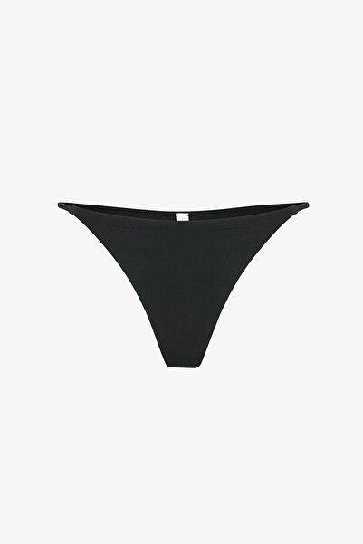 Penti Siyah Super Düşük Bel Bikini Altı