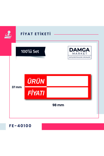 damga market Yazılıp-silinebilir Selefonlu Karton Raf Profil Içi Fiyat Etiket...