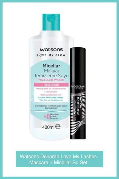 Watsons Deborah Love My Lashes Mascara + Micellar Su Set