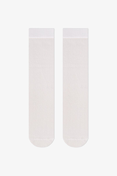 Penti Girl's White 2-Piece Trouser Socks
