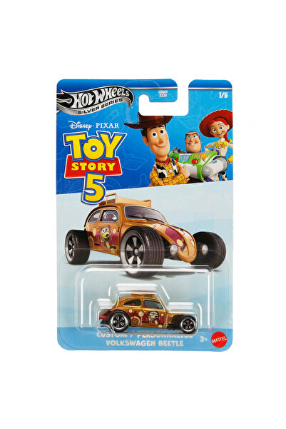 Hot Wheels x Sinsay Toy story 5 series custom volkswagen beetle / slinky dog.