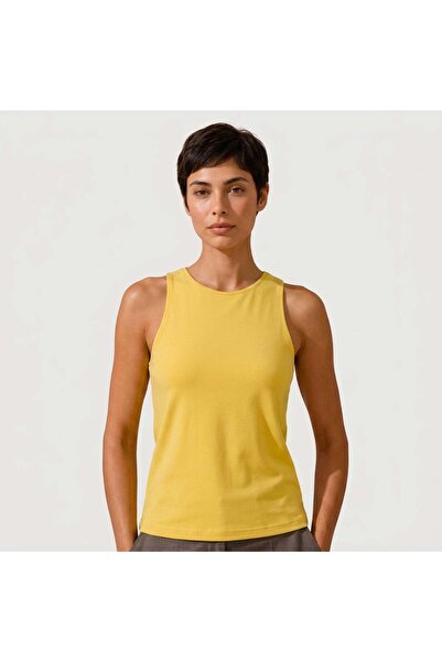 BONBON Kadın Basic Kolsuz İçi Yarım Astarlı Tshirt BB2538