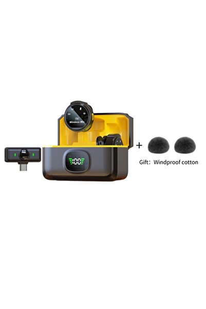 Choice3 1to2 Type-C J6 Wireless Lavalier Lapel Microphone Live Streaming Inte...