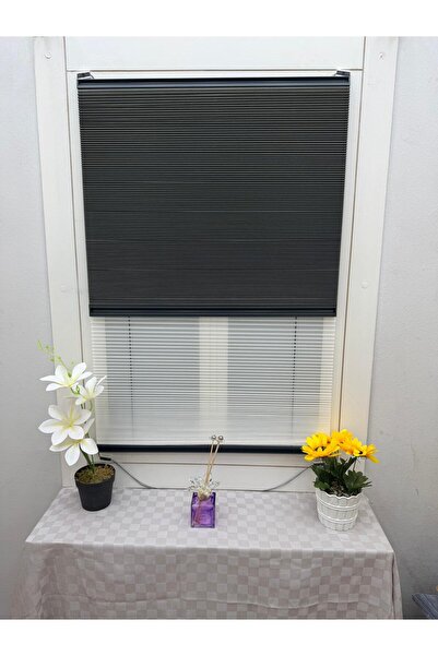 sk plised perde HONEYCOMB ( BAL PETEĞİ ) ÇİFTLİ SİSTEM GECE-GÜNDÜZ %100 KARAT...