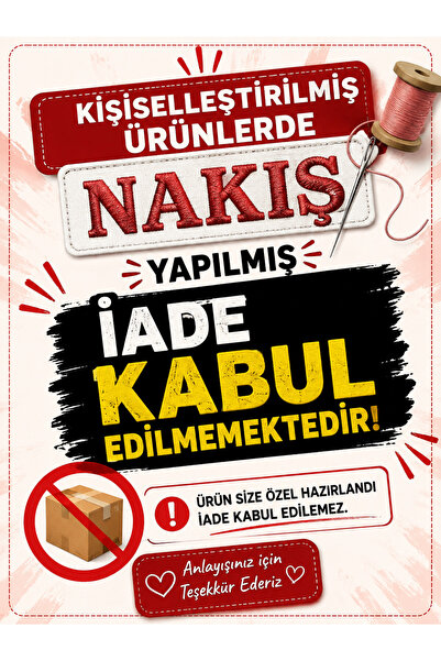 BeybiNest NAKIŞLI kişiselleştirilebilir Premium Welsoft Boyun Yastığı Dolgulu Seyahat Uyku Destek Yastığı Bej
