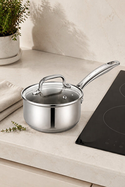 MISTERCOOK قدر طهي تيتان ثلاثي الطبقات من ميستر كوك مع غطاء، 1138/20C، 20 سم،...